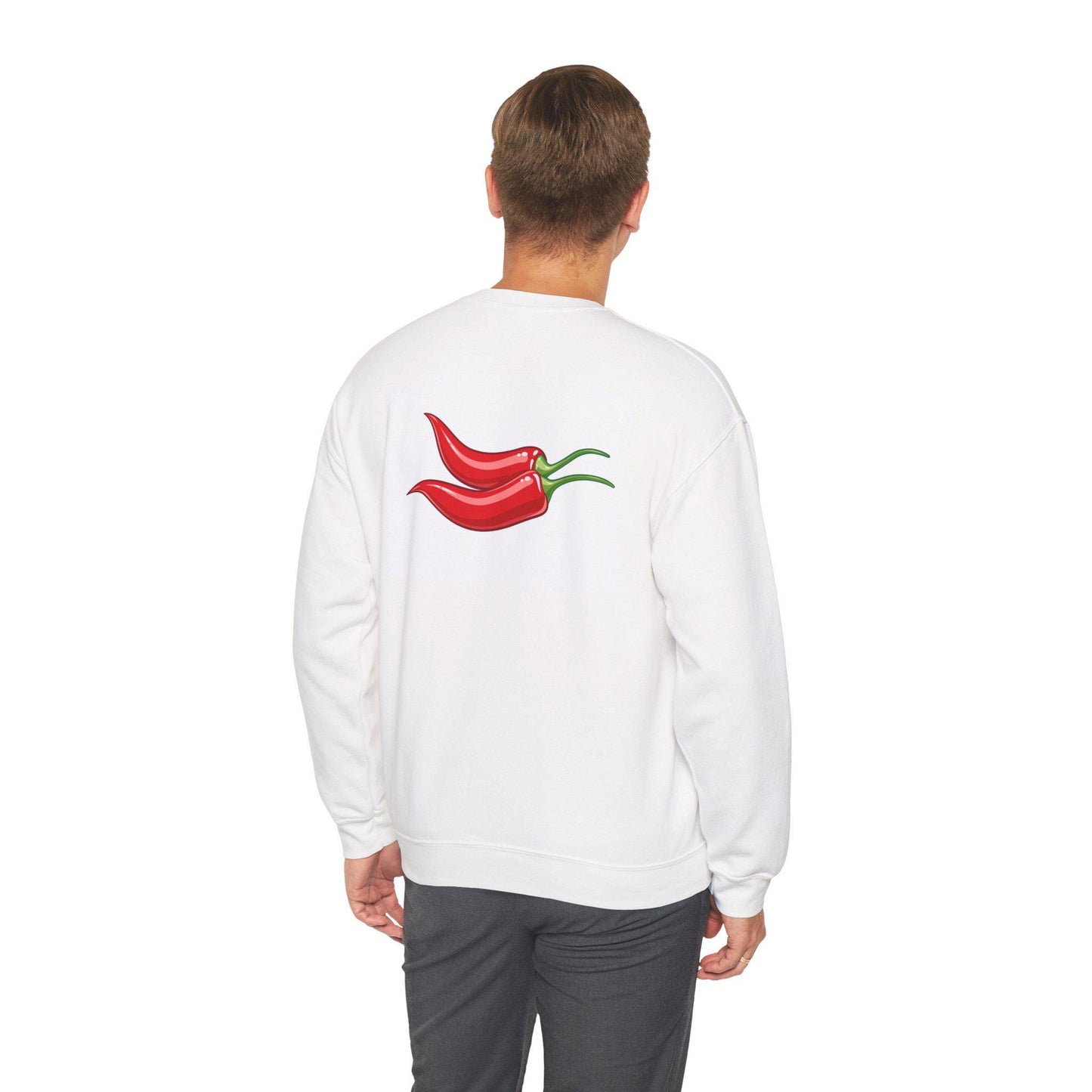 Spicy Arrabbiata Sweatshirt - Unisex Crewneck with Chili Peppers, Cozy Gift for Foodies, Casual Wear, Fall & Winter Fashion, Culinary Humor