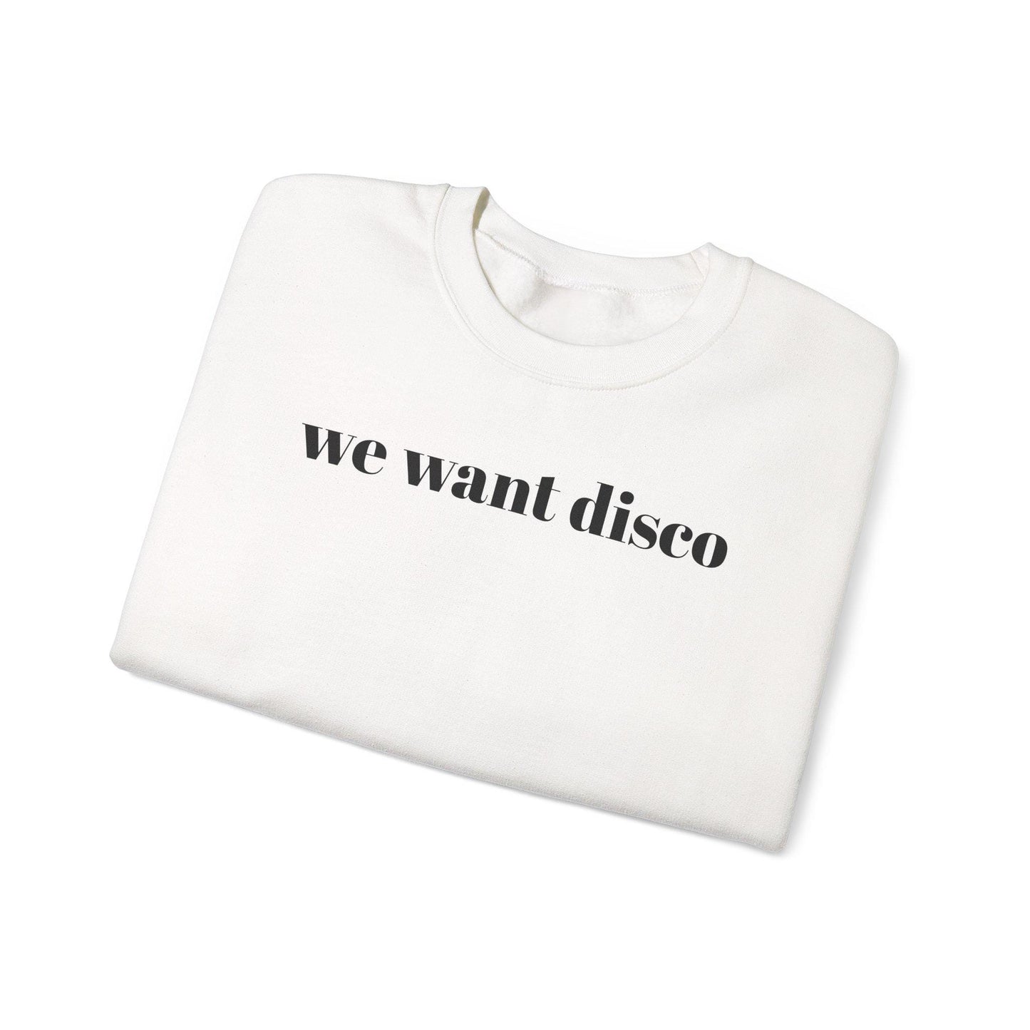 Disco Themed Unisex Sweatshirt Perfect for Parties, Music Lovers, and Casual Outings, Gift for Birthdays, Holidays, or Concerts