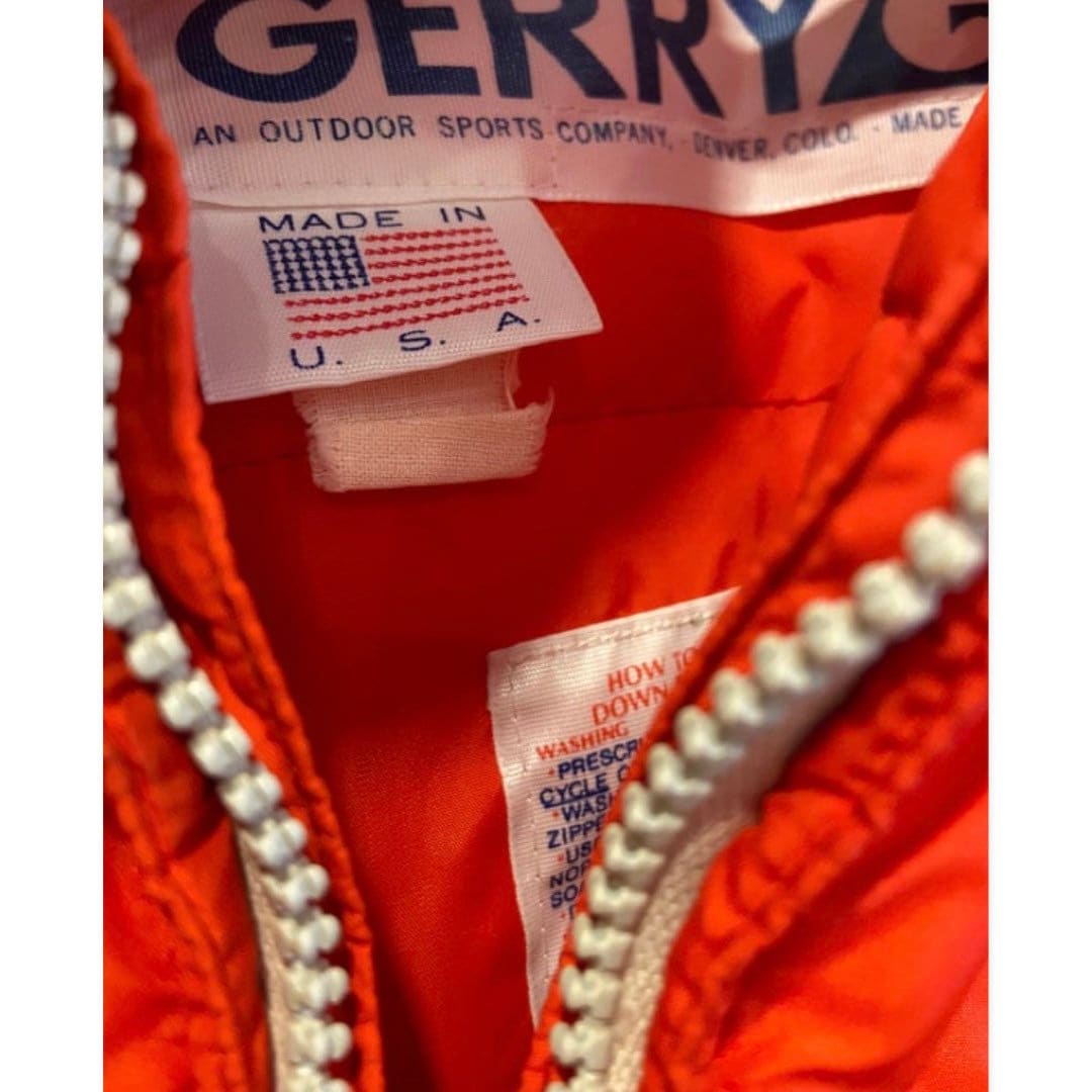 80's Ski Jacket, Rainbow, Jackets and Coats, Winter Parka, Retro Ski Jacket, Bright Red, 1980s Coat, Vintage Winter Coat