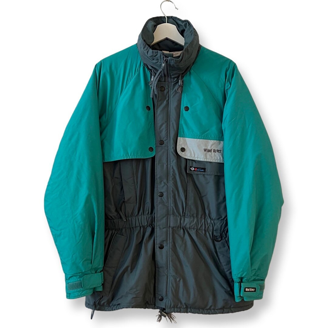 80s Ski Jacket, Winter Ski Jacket, Snowboard Jacket Vintage Ski Jacket Athletic Winter Coat, Adult Outerwear Retro Ski Parka, Wind River