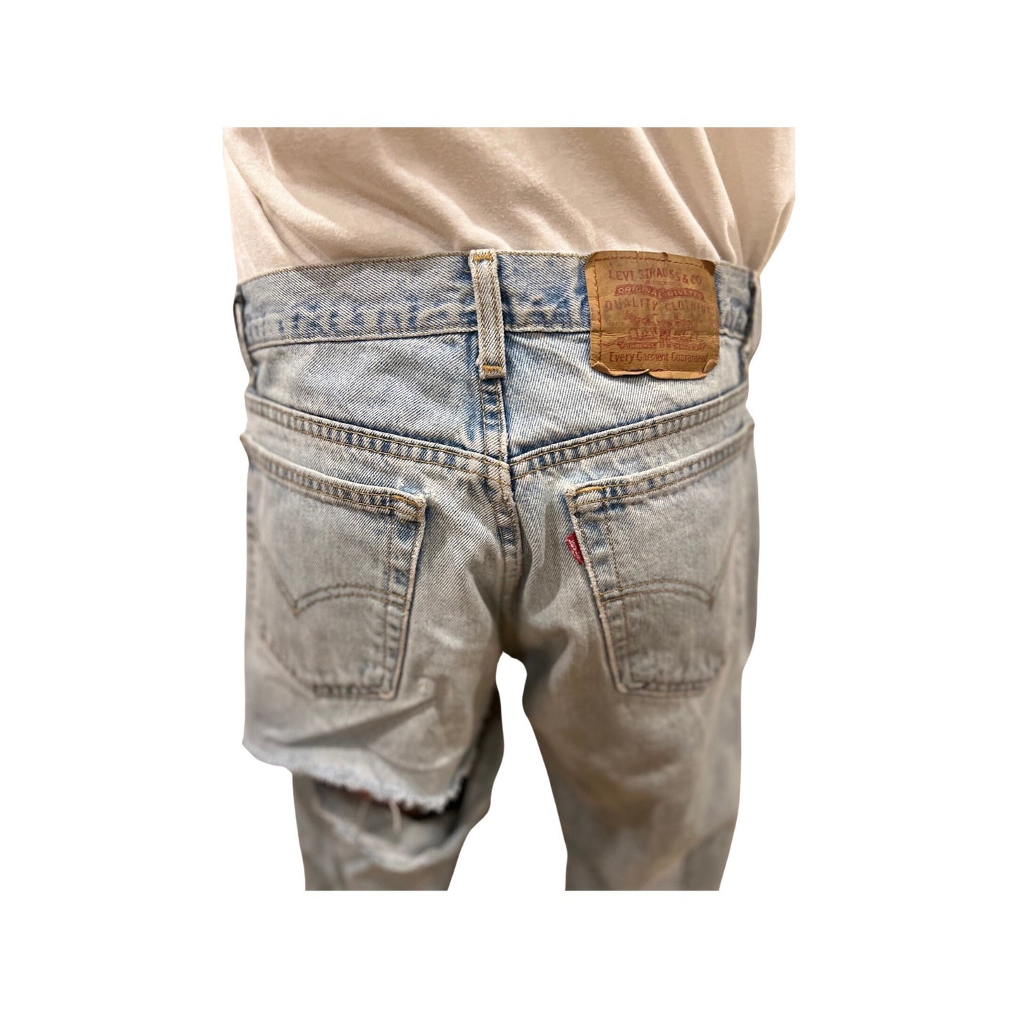 Vintage Levi's Jeans, Size 32, Light Wash Denim, Fit Modern Day 29, Small, 80s denim