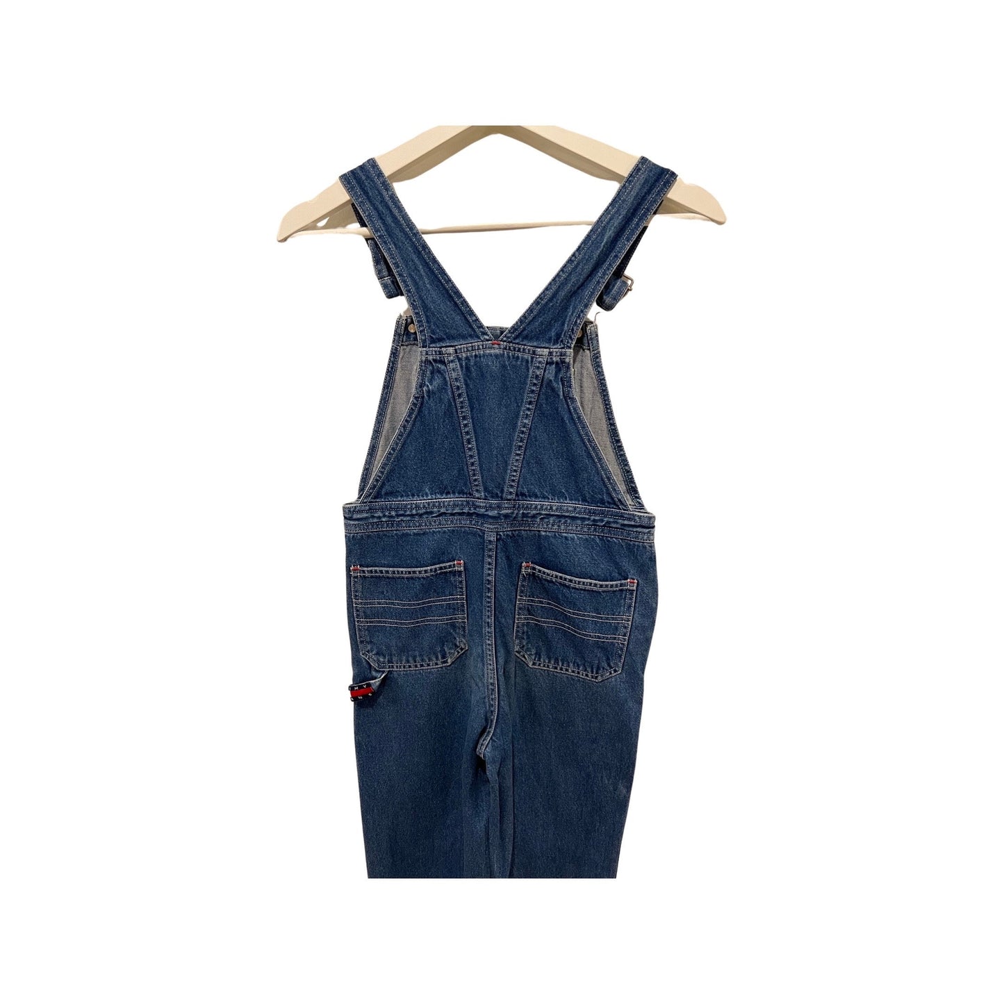 Vintage 2000's Youth Tommy Hilfiger Denim Overalls - Excellent Condition, Streetwear Vibes