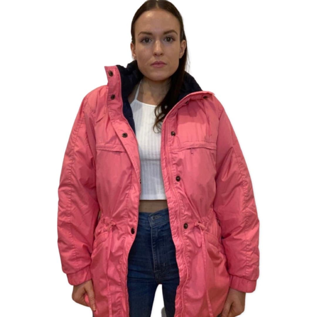 80's Ski Jacket, Pink Puffer Coat, Puffy Jacket Coat, Winter Jacket, Retro Ski, Down Filled Coat, Medium, 1980s Ski Jacket,