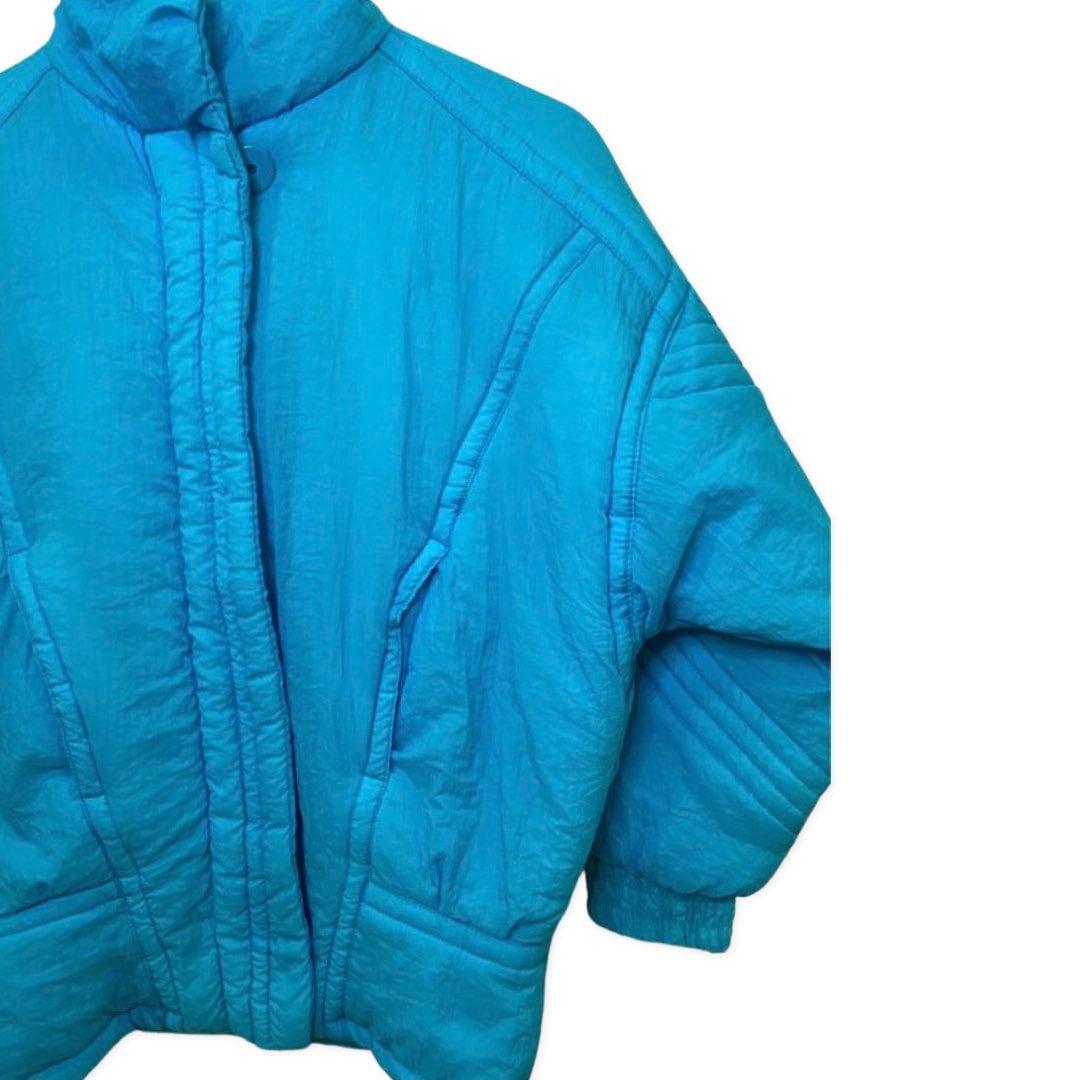 80's Ski Jacket, Bright Blue, Jackets and Coats, Winter Jacket, Retro Ski, Extra Small xs Jacket, 1980s Ski Jacket, Athletic Outdoor