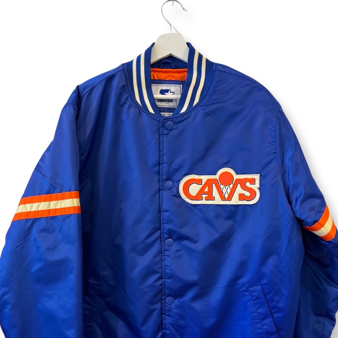 VCAVALIERS STARTER Varsity Jacket, Vintage Satin Bomber Jacket, Vintage 80s  Starter Jacket, Size Large, Embroidered Logo, Streetwear, NBA