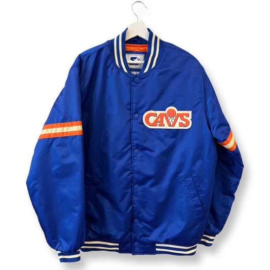 VCAVALIERS STARTER Varsity Jacket, Vintage Satin Bomber Jacket, Vintage 80s Starter Jacket, Size Large, Embroidered Logo, Streetwear, NBA