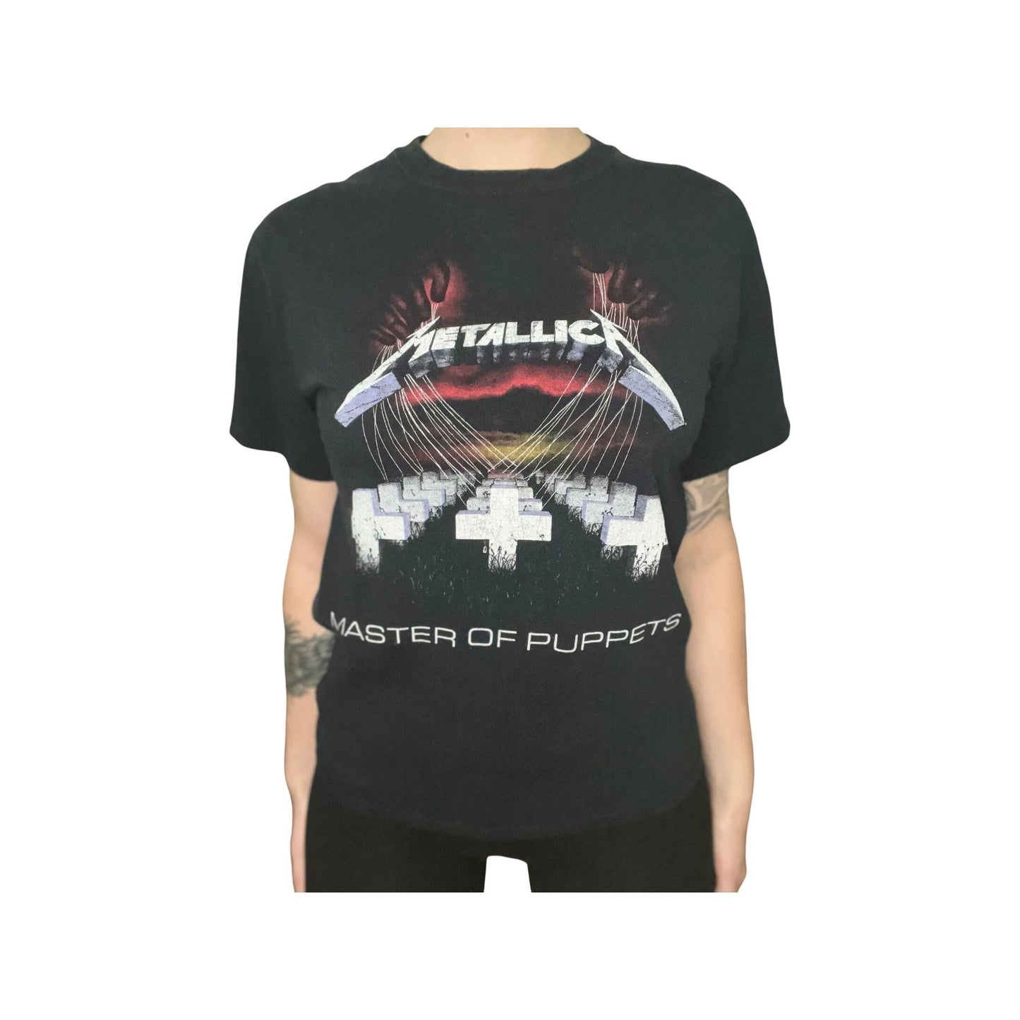 Metallica T-shirt, Vintage, Size Small, 100% Cotton,  Gildan, Vintage Band Tee, 90's