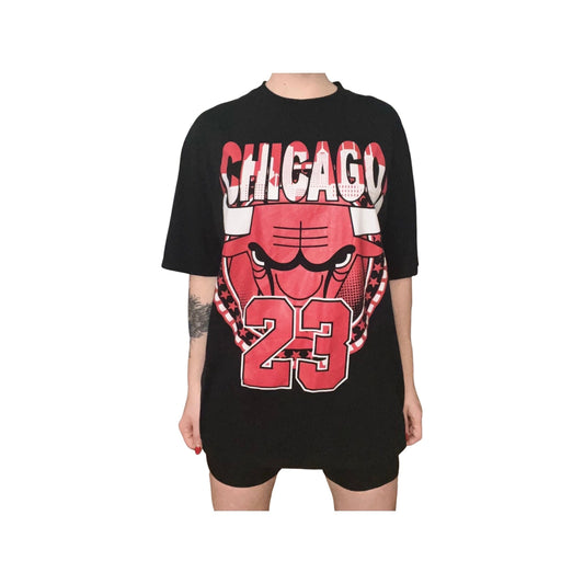 Chicago Bulls T-shirt, Vintage Basketball Merch, Size XXL, 100% Cotton, BULLA, Vintage Band Tee, 90s Streetwear, Chicago Bulls, 23 Jordan