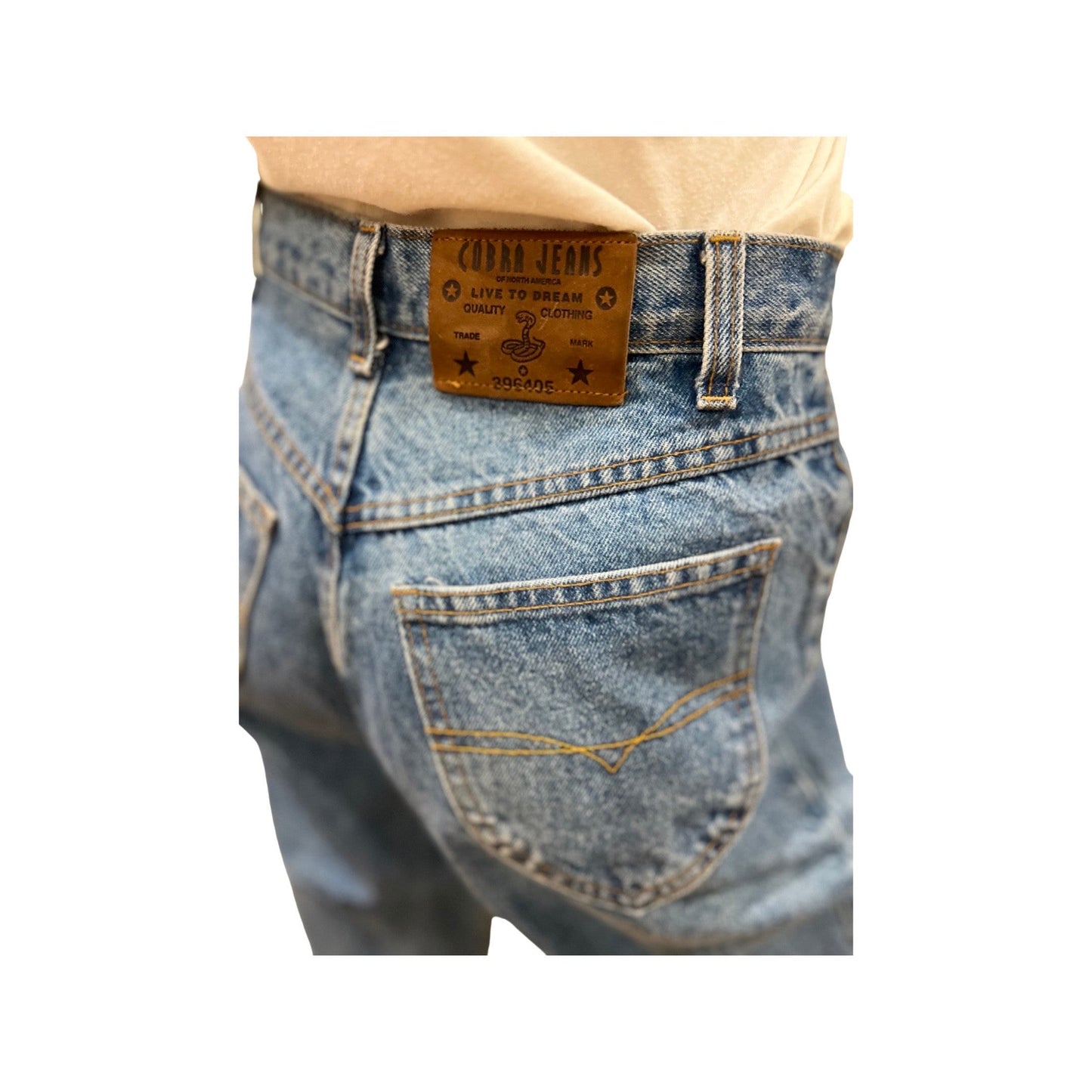 Vintage Cobra Jeans, Size 31, Blue Denim, Size Small, Mom Jeans