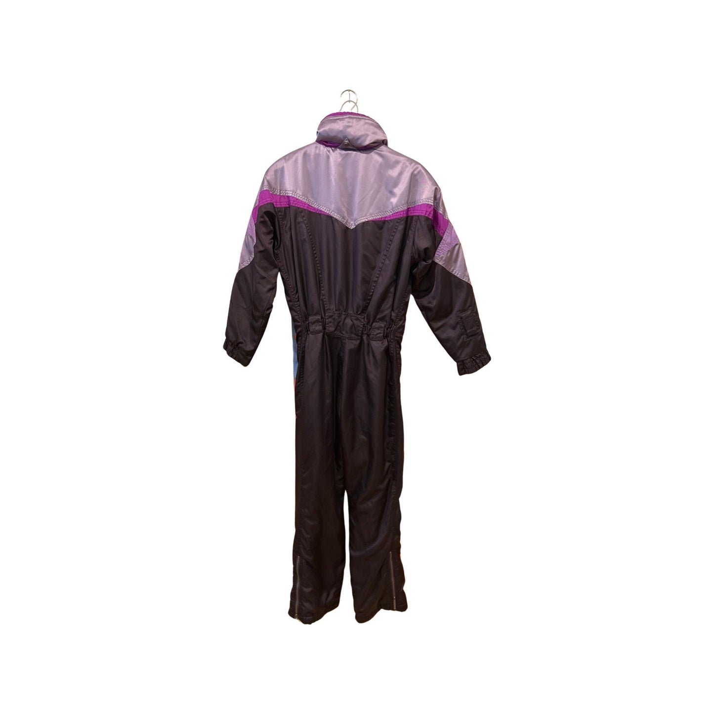 Vintage 80s One-Piece Ski Suit - Size Medium - Purple Snowsuit - Unisex Snowboard & Winter Jacket, Nevica - Size 8 - Made in Hong Kong