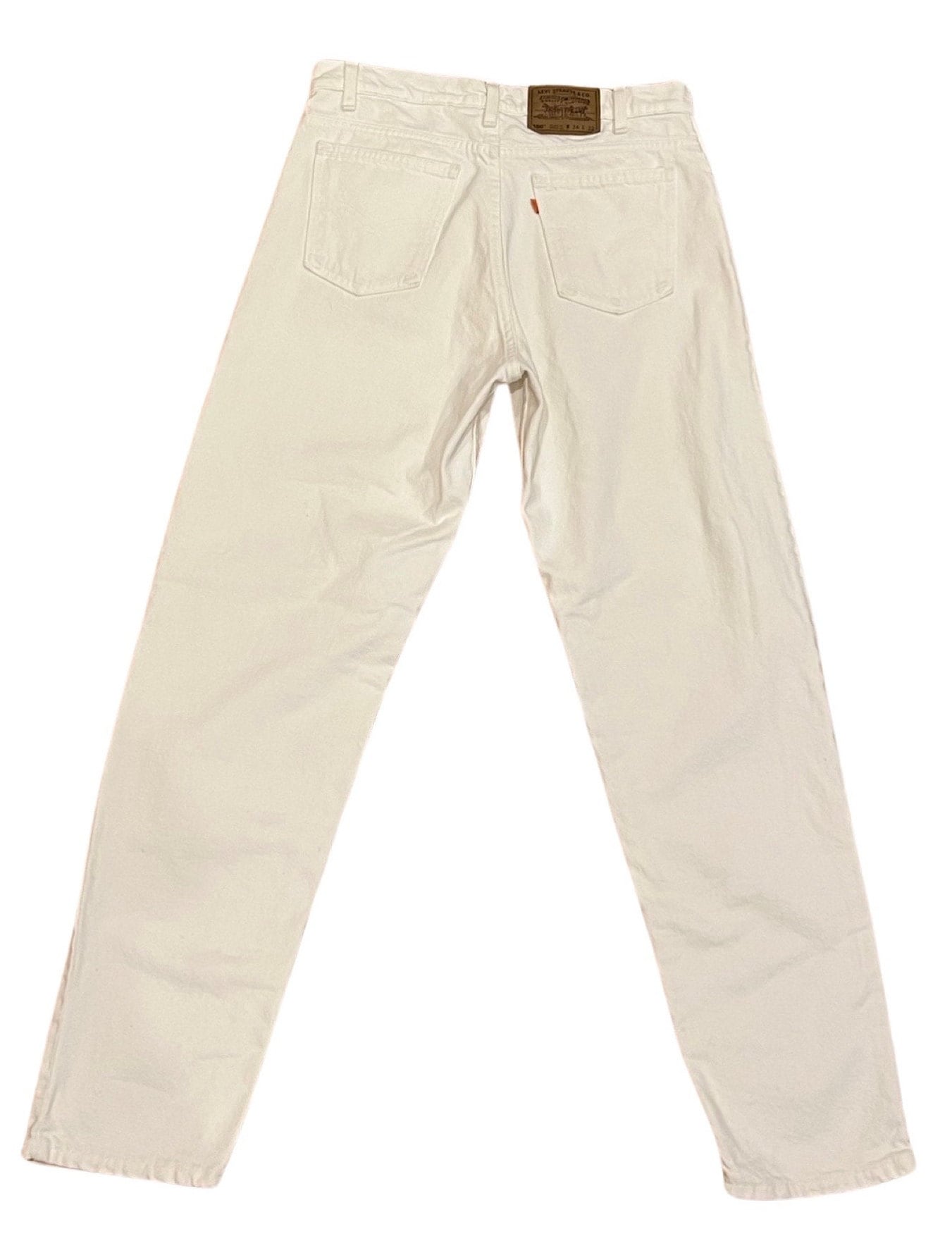 Vintage White Levi's Relaxed Fit 550 Pants - Size 34 W- Timeless Fashion, All-Season Style