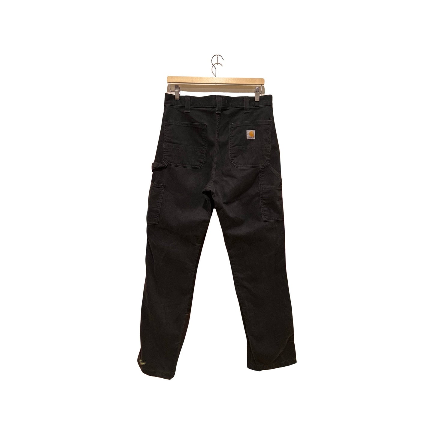 Y2K Carhart Black High-Waist Cargo Pants - Size 32 - Utility Workwear Fashion